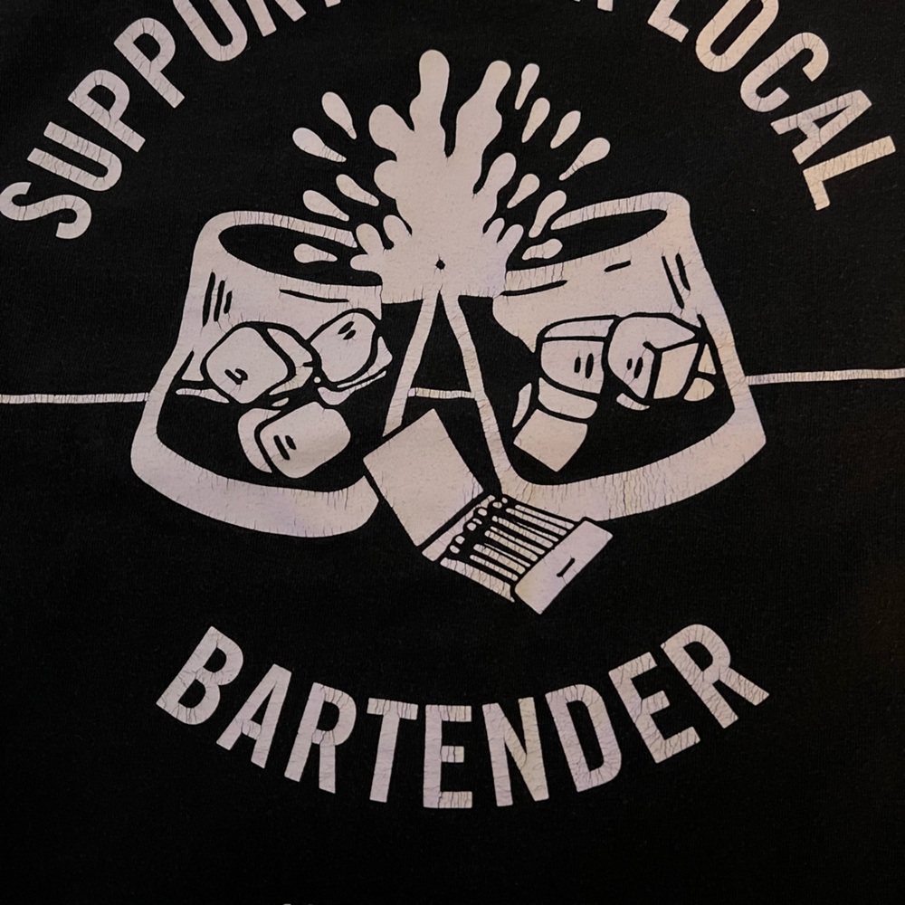 Black Bartender Support Local T-Shirt